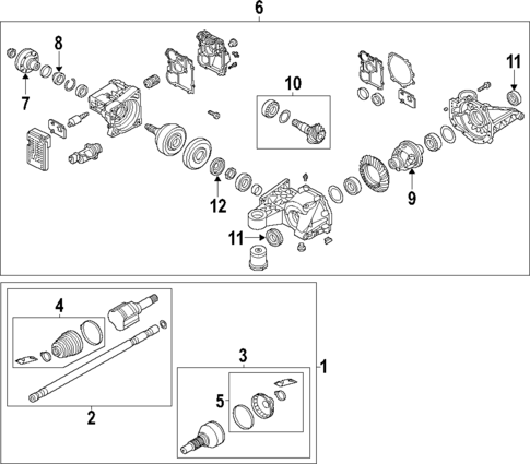 Axle Shafts & Joints for 2008 Saab 9-3 #0