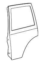 ALR5964 - Body: Door Shell for Land Rover: Range Rover Image