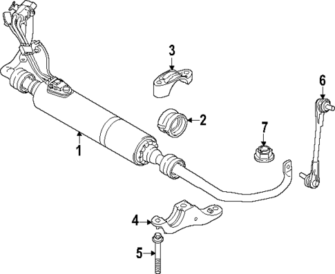 Stabilizer Bar & Components for 2024 BMW i7 #1