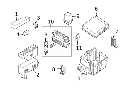 Horn for 2013 Nissan Armada #1