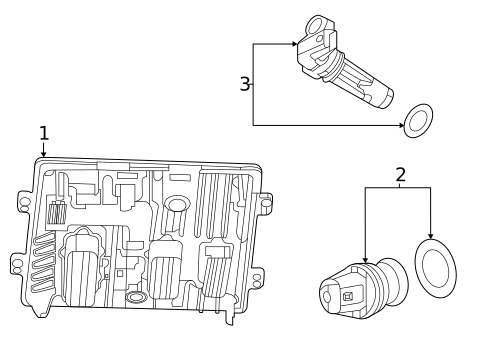 Ignition System for 2023 Chevrolet Silverado 2500 HD #0