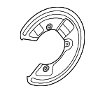 2064237701 - Brakes: Splash Shield for Mercedes-Benz Image