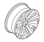 36316793144 - : 2011-2015 BMW - Wheel Alloy for BMW: 740Li, 750i, 750Li, ActiveHybrid 7 Image