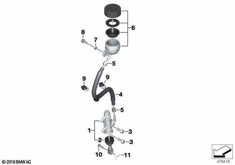 Brake Master Cylinder for 2026 BMW-Motorrad G 310 R #0