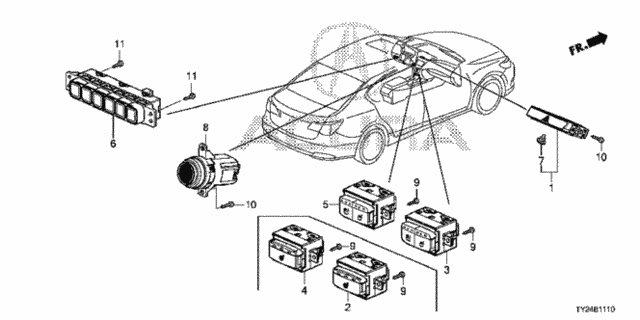 Switch for 2015 Acura RLX #0
