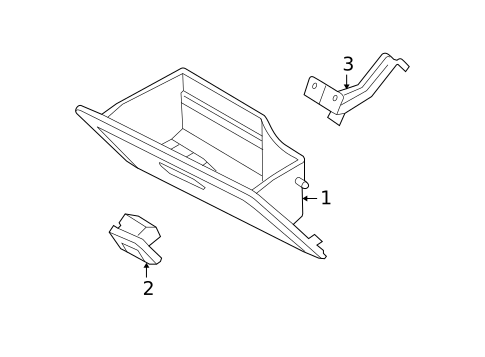Glove Box for 2008 Chevrolet Aveo5 #0