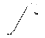 86131J5000 - Body: Side Molding for Kia: Stinger Image