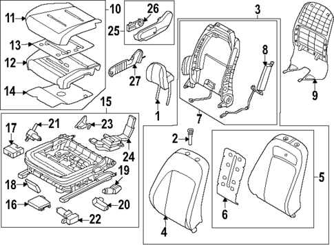 Power Seats for 2025 Hyundai Ioniq 6 #1