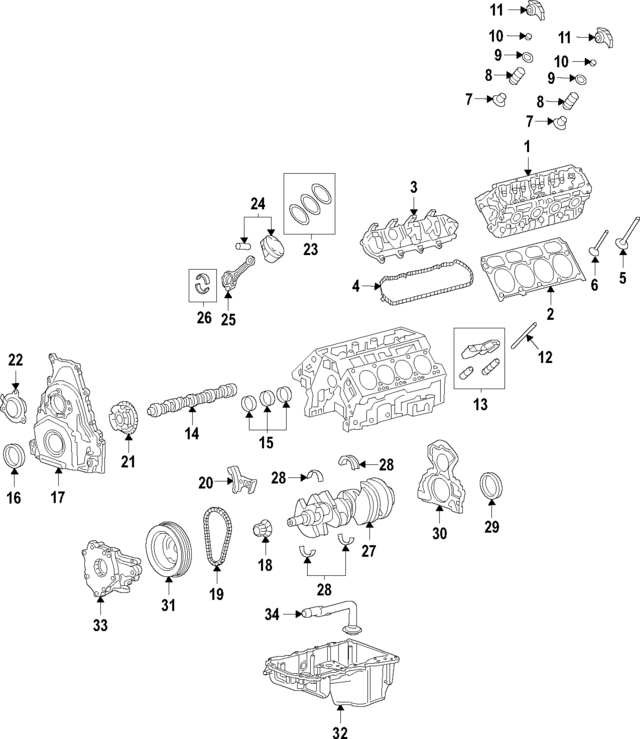 12733671 - Engine: Oil Pump for GM Image