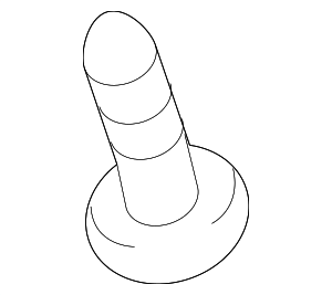 N90787802 - : Roof Molding Rivet for Porsche Image