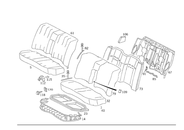 1239940645 - Heating and Ventilation: Fuse for Mercedes-Benz: 190, 190D, 190E, 200, 200D, 220D, 230, 240D, 280, 280C, 280CE, 280SE, 300CE, 300D, 300E, 300SD, 300SE, 300SEL, 300TD, 300TE, 380SE, 380SEL, 400SE, 400SEL, 450SE, 450SEL, 500SEC, 500SEL, 560SEC, 600SEL, S420 Image image