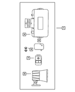4883255 - Mopar Accessories - Component Parts: Security Alarm Module for Mopar Image