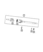 V8145053AA - Front Axle; Dana 216 MM; Differential and Drive Line: U-joint Kit for Jeep: Wrangler Image
