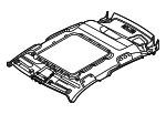 51445A5AF20 - Body: Headliner for BMW Image
