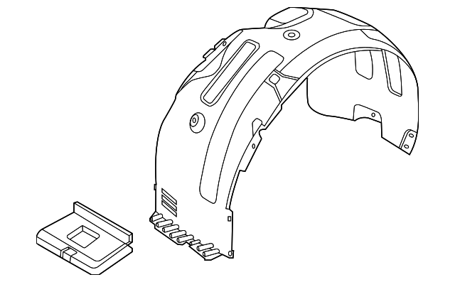 2020-2023 Hyundai Sonata Fender Liner 86812-L1100 | OEM Parts Online