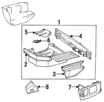 1406100014 - Body: Cross-Member for Mercedes-Benz Image