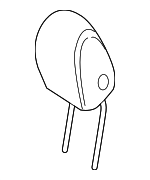 20597005001C88 - Body: Headrest for Mercedes-Benz Image