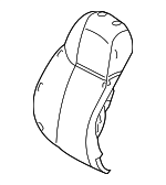 2059100216 - Body: Seat Back Pad for Mercedes-Benz Image