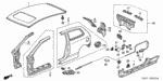 4635S5SG01ZZ - : Panel Set, R Front (Outer) for Honda Image