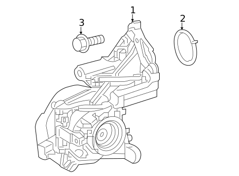 Water Pump for 2022 Toyota RAV4 Prime #0