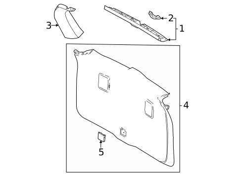 Interior Trim for 2023 Lexus LX600 #0