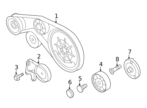 Belts & Pulleys for 2014 Audi R8 #0