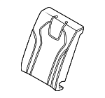 89350AA210 - Body: Seat Back Pad for Hyundai Image