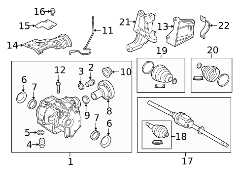 Transfer Case for 2015 Land Rover Range Rover Evoque #0