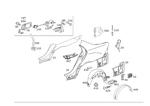 2036302121 - Side Panels: Rear Fender for Mercedes-Benz Image