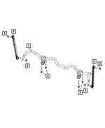 68607131AA - Front Suspension: Front Stabilizer Bar for Dodge: Hornet Image