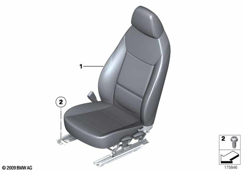 Front Seat for 2014 BMW Z4 35is #12