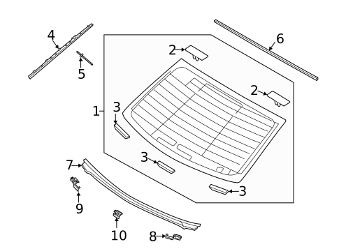 Reveal Moldings for 2015 Hyundai Equus #0