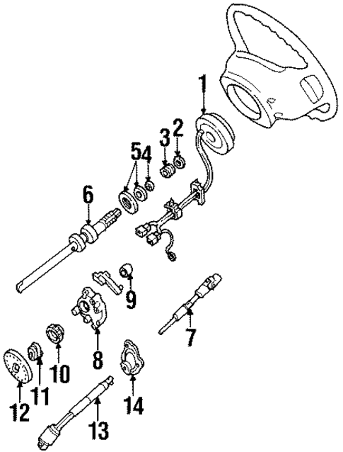 Shaft & Internal Components for 1997 Mercury Mountaineer #0