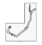 45522AL00A - Belts &amp; Cooling: Engine Coolant Pipe for Subaru Image