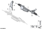 32105A07844 - Steering: Steering Gear, Electric for BMW Image