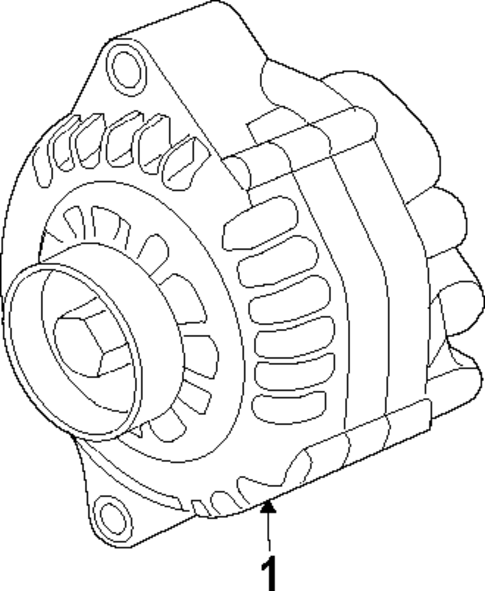 Alternator for 2005 Pontiac GTO #1