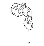 6905142160 - Body: Cylinder &amp; Keys for Toyota Image