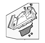 32210650 - Body: Trunk Side Trim for Volvo Image