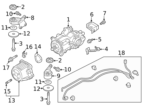Axle & Differential for 2025 Mitsubishi Eclipse Cross #0