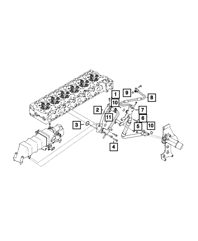 3928873 - Cooling: Hex Head Bolt for Mopar Image
