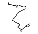 LR099153 - Electrical: Rear Press Tube for Land-Rover Image