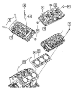 RL792925AA - 4.0L Gas; Engine: Cylinder Head, Bare for Mopar Image