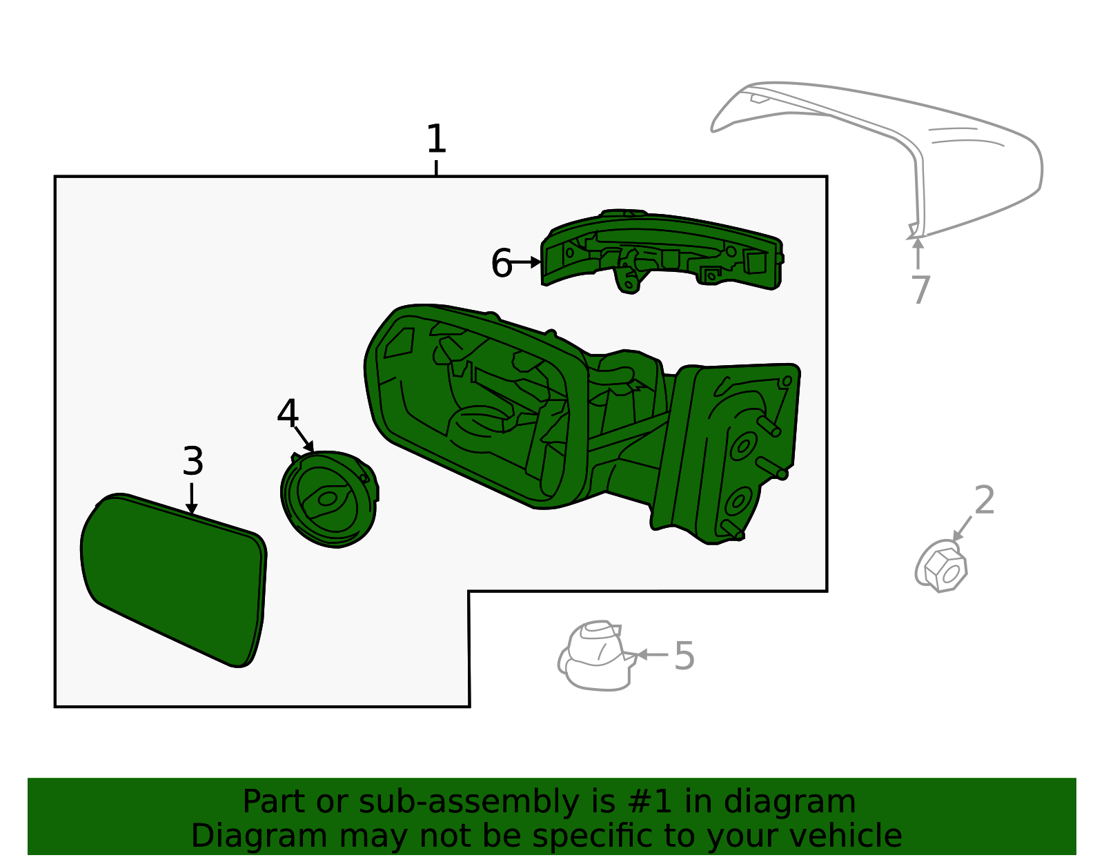 【ARITY様お取り置き】 2021-2024 Ford Edge Mirror Outside MT4Z-17683-PA | Ford OEM Parts