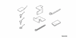 93500050080G - Accessory Components: SCREW, PAN (5X8) for Honda Image