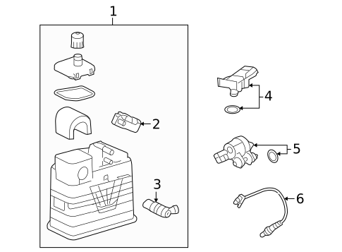 Emission Components for 2011 Buick LaCrosse #0