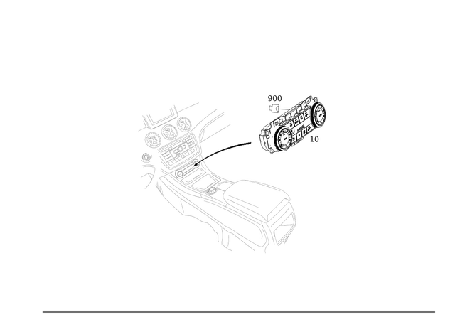 2469003816 - Heating and Ventilation: Control Unit for Mercedes-Benz Image image