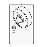 11518591892 - Cooling System: Pulley for BMW Image