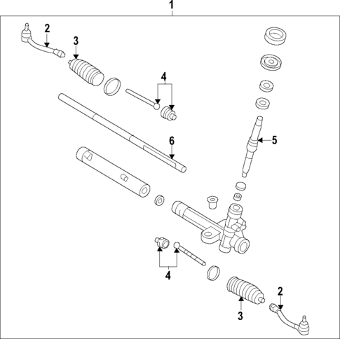 Steering Gear & Linkage for 2022 Kia Telluride #1