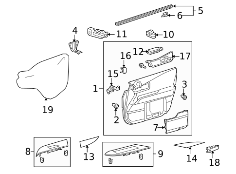 Front Door for 2012 Lexus RX450h #0