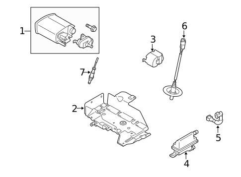 Evaporative System for 2010 Suzuki Grand Vitara #0